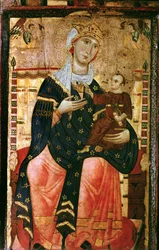 Enthroned Madonna and Child